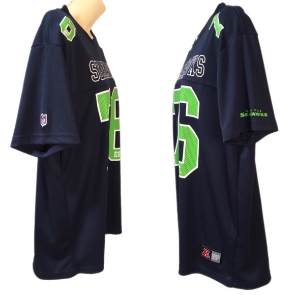 NFL Seahawks (Copy) navy blue/green neon men’s tee - Picture 2 of 7